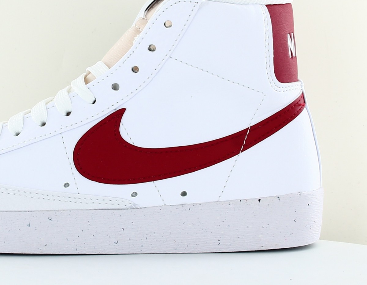 Nike Blazer mid 77 next nature blanc rouge