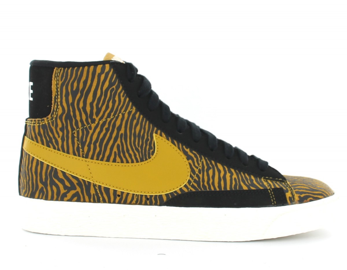 Nike Blazer Suede Print JAUNE/NOIR