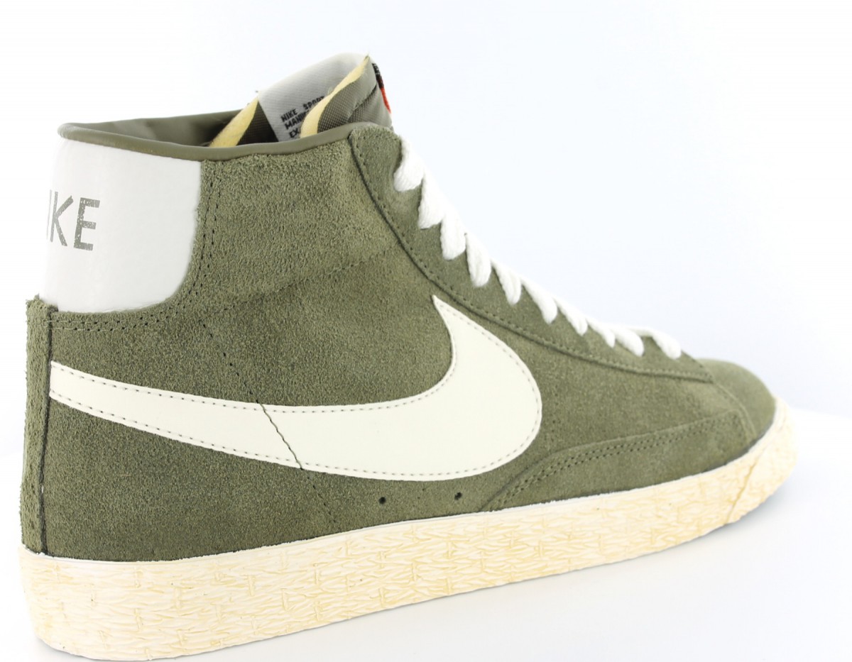 Nike blazer high top vintage femme verte