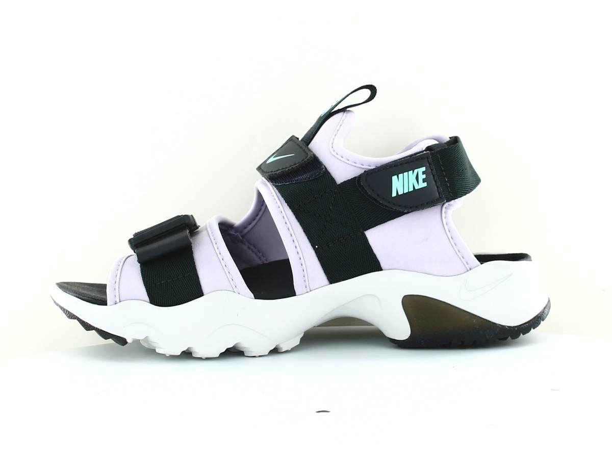 Nike Canyon sandal femme mauve noir vert