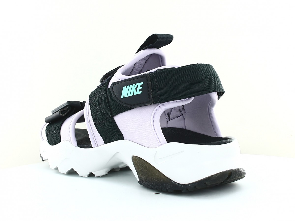 Nike Canyon sandal femme mauve noir vert