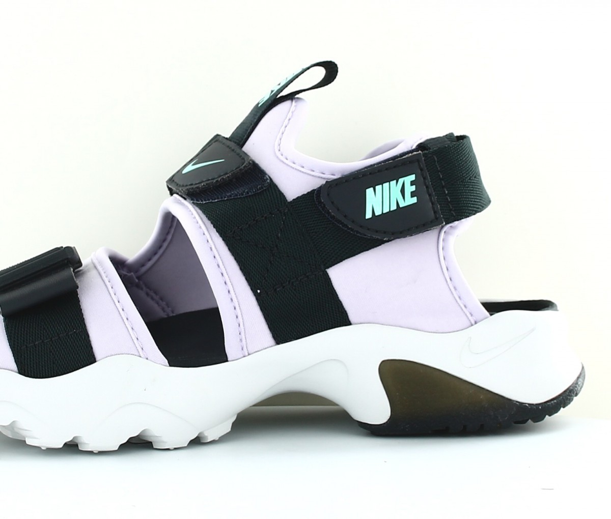 Nike Canyon sandal femme mauve noir vert