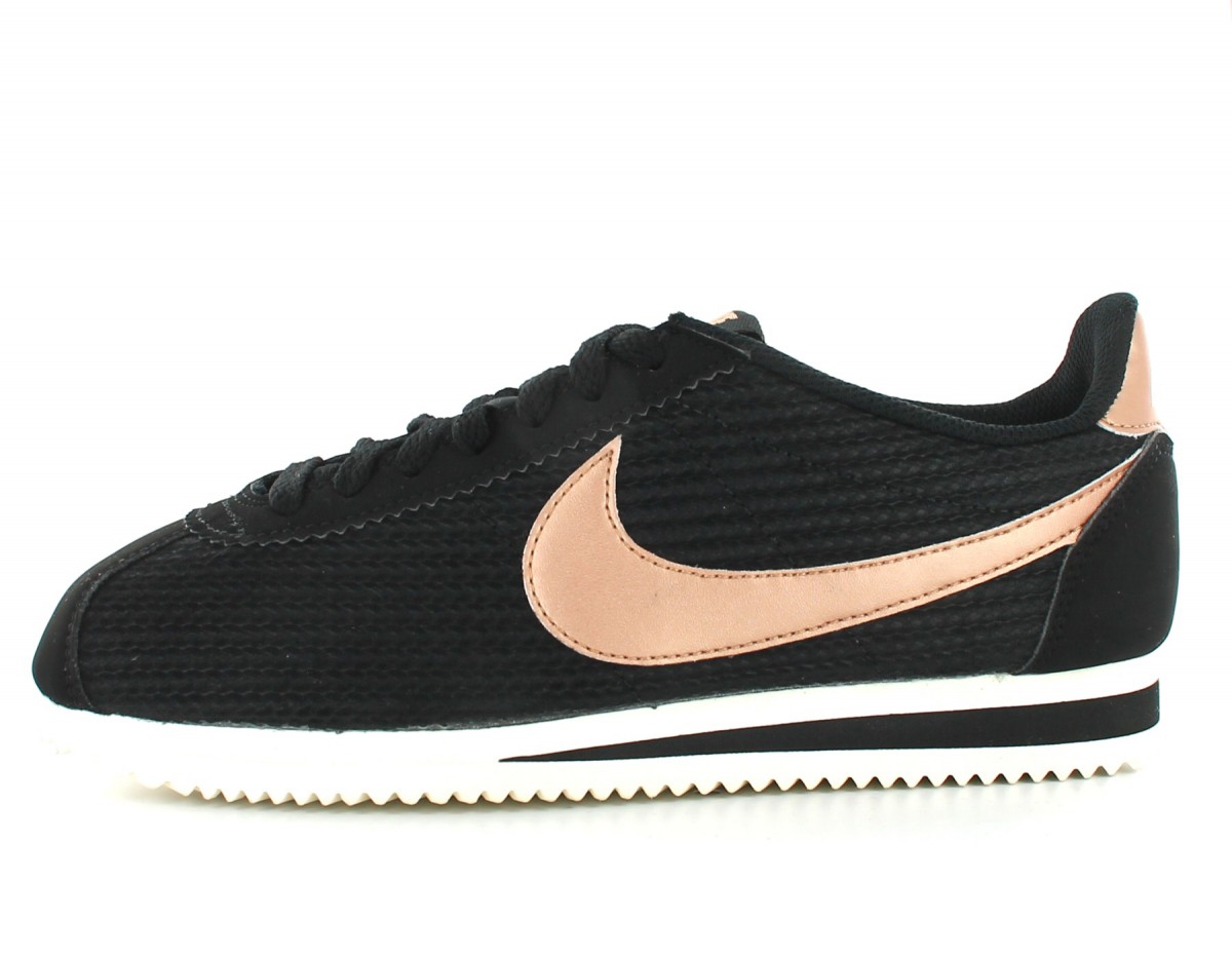 Nike Cortez classic leather lux Black/Metallic red Bronze