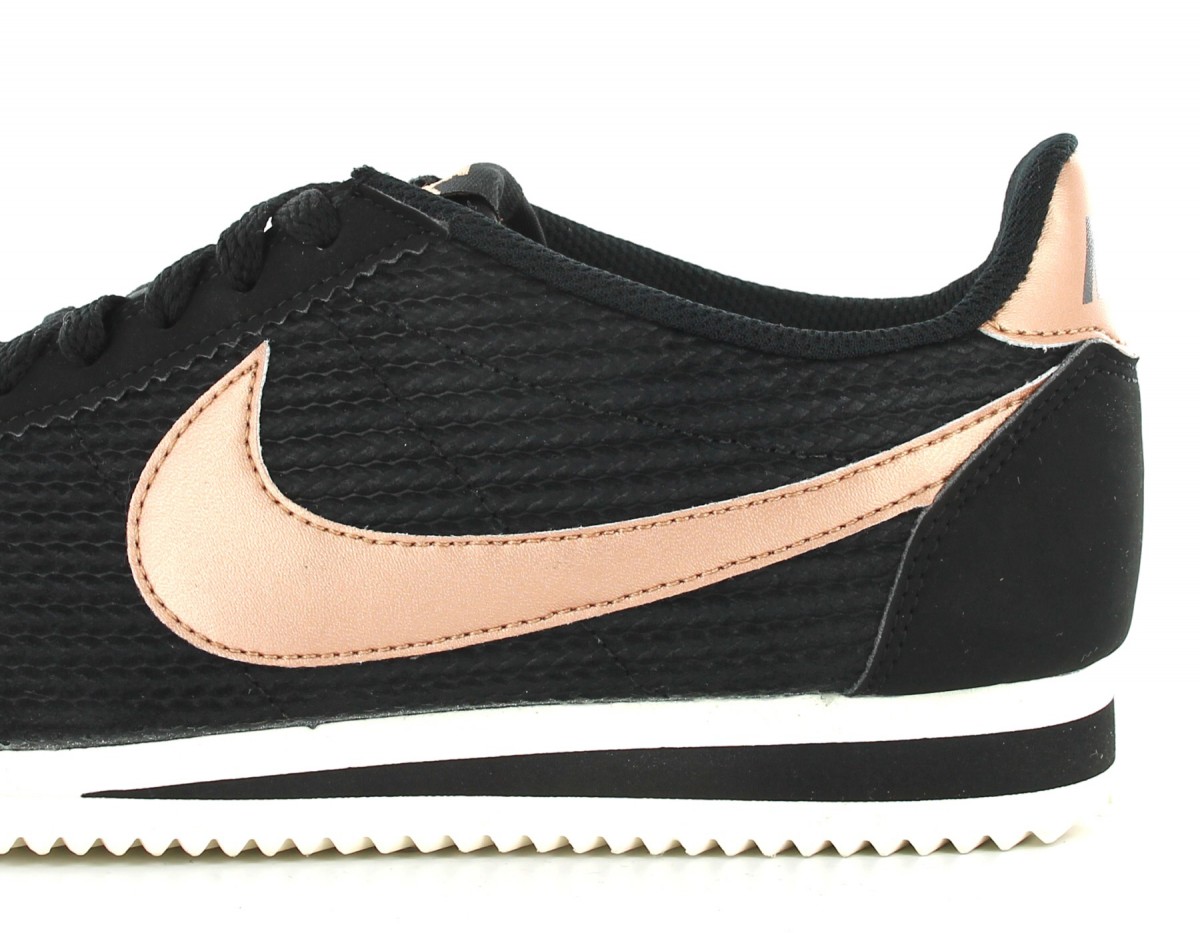 Nike Cortez classic leather lux Black/Metallic red Bronze