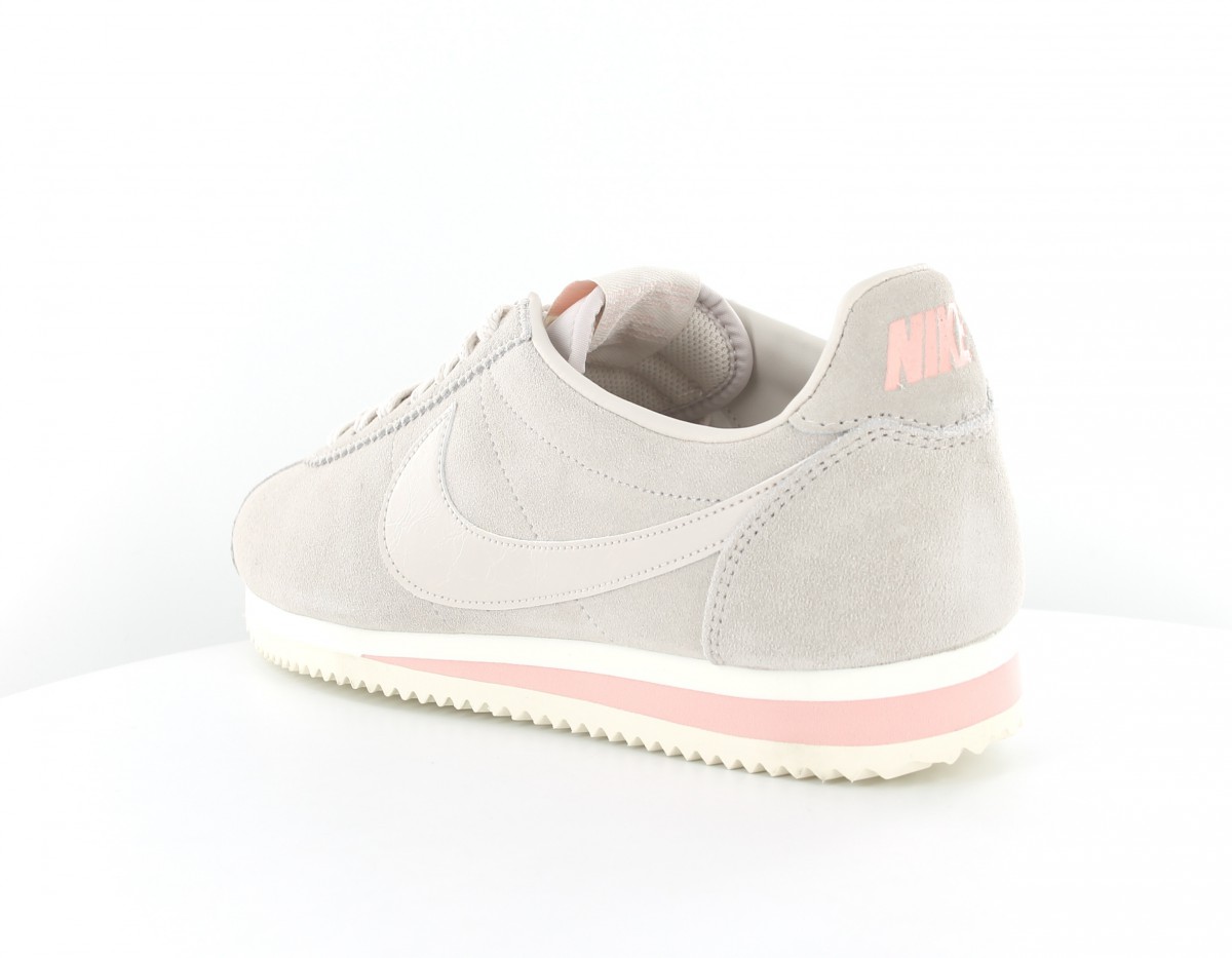 Nike Cortez classic suede beige beige rose