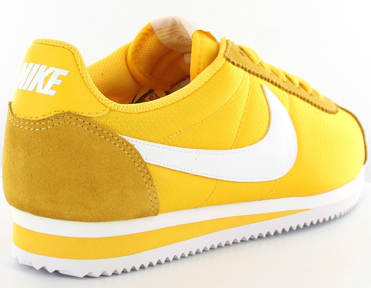 Nike Cortez classic JAUNE/BLANC