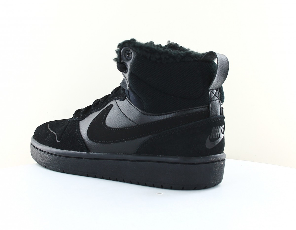 Nike Court borough boots 2 gs noir noir