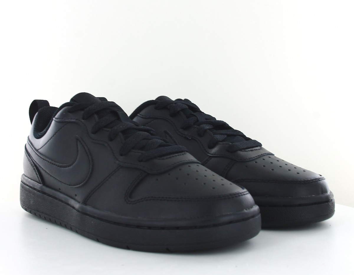 Nike Court borough low 2 gs noir noir noir