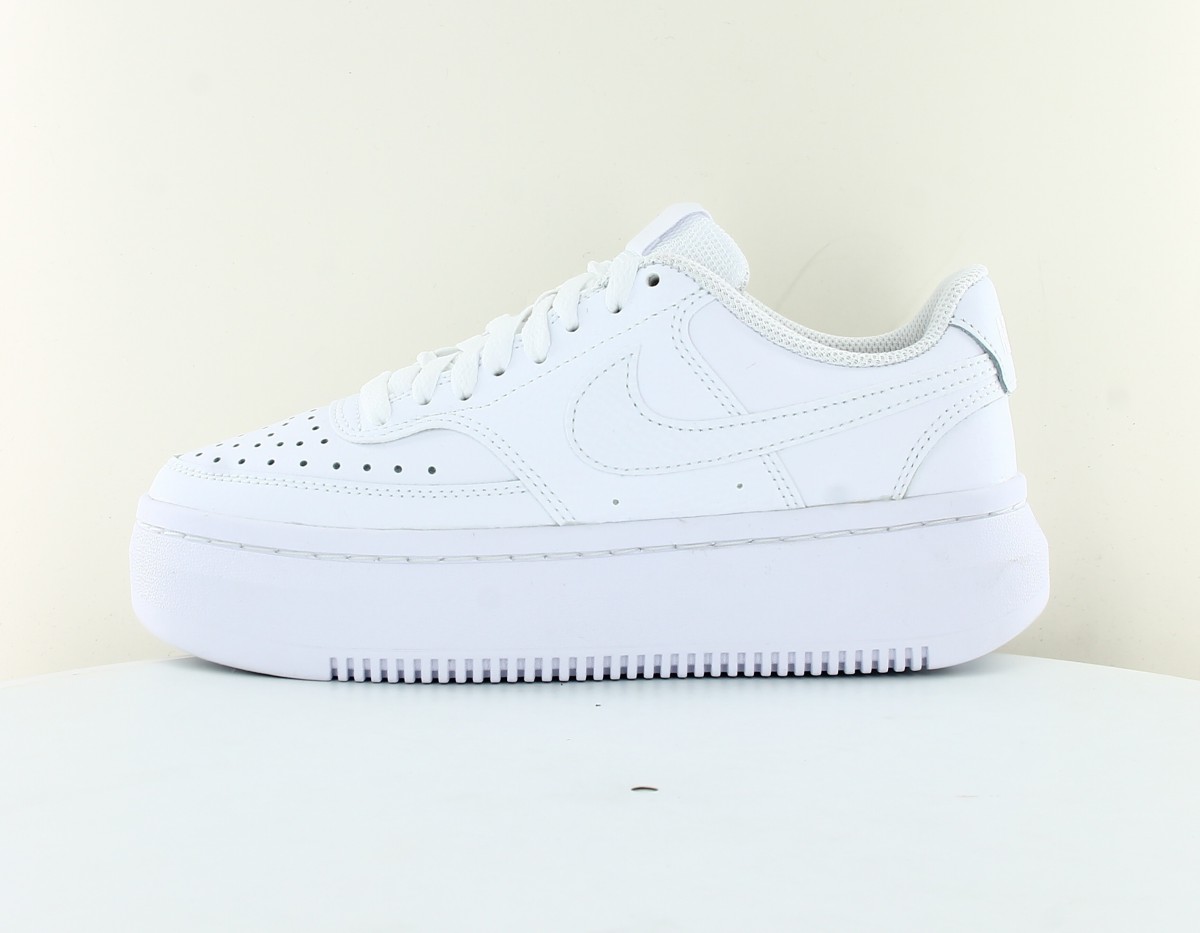 Nike Court vision alta blanc blanc