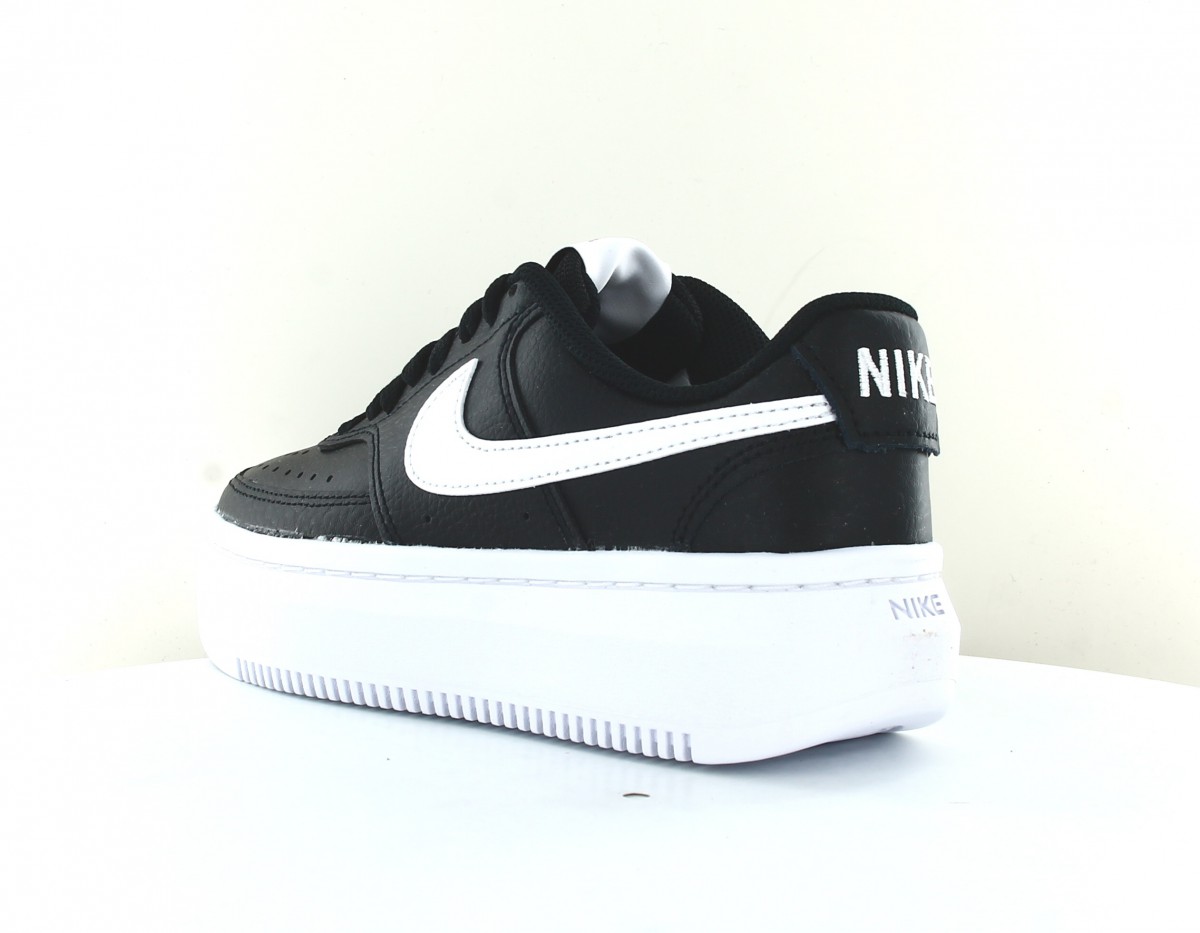Nike Court vision alta noir blanc