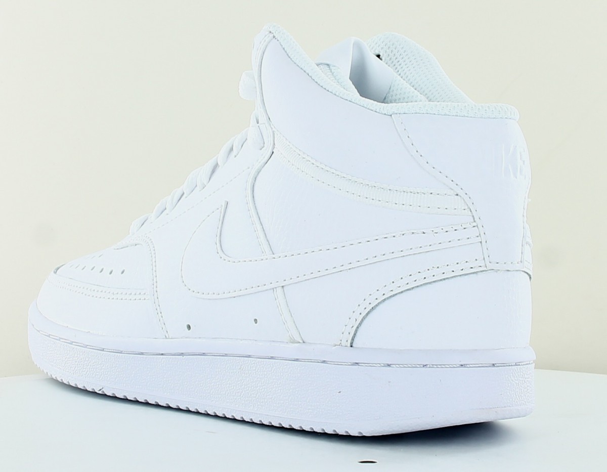 Nike Court vision mid blanc blanc