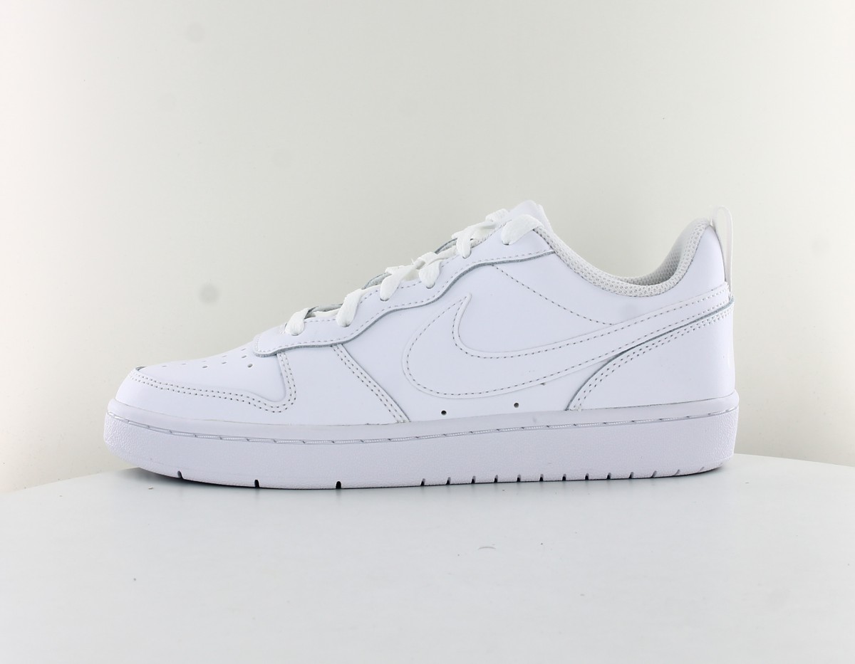 Nike Court borough low 2 gs blanc blanc