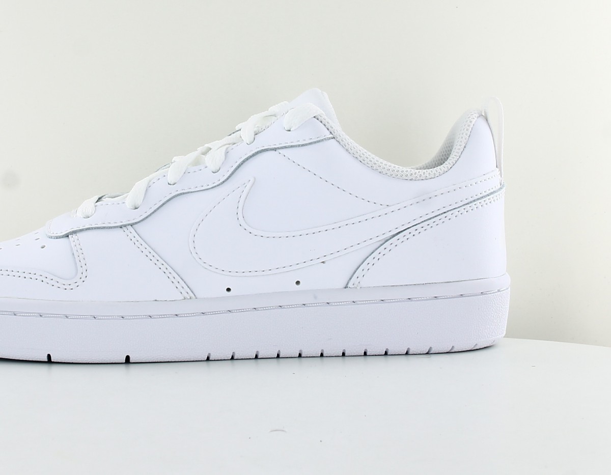 Nike Court borough low 2 gs blanc blanc