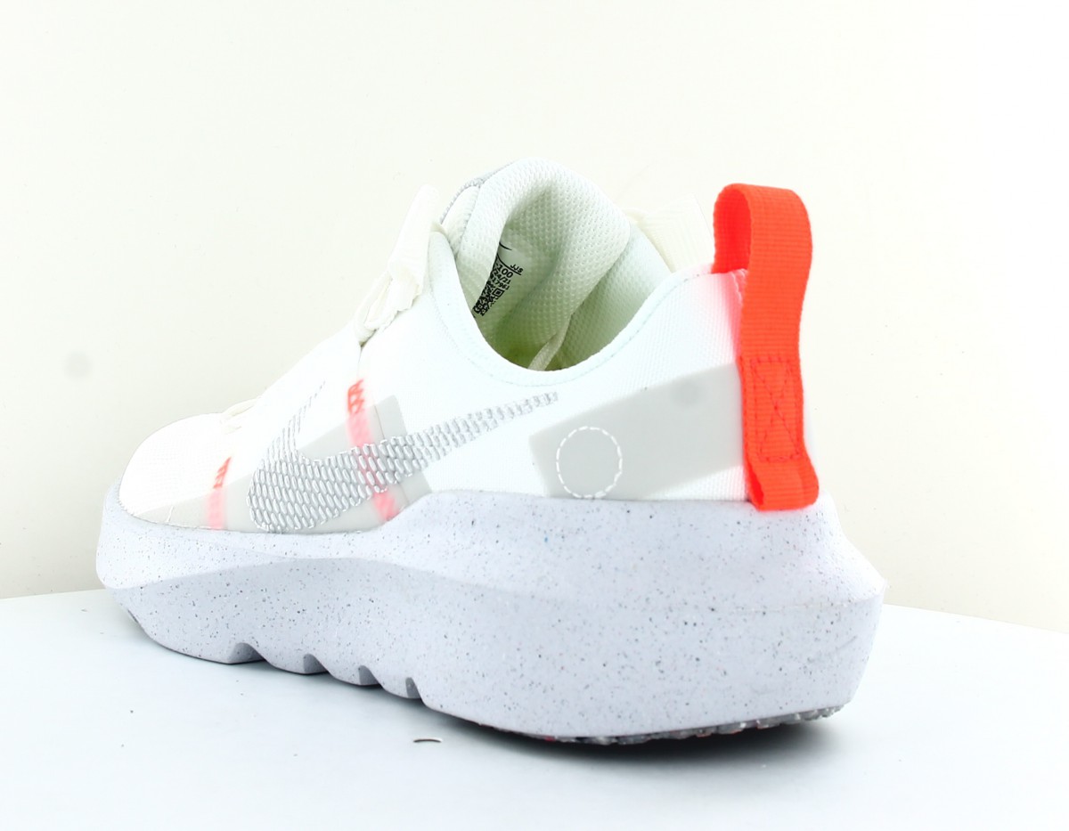 Nike Crater impact gs blanc gris orange