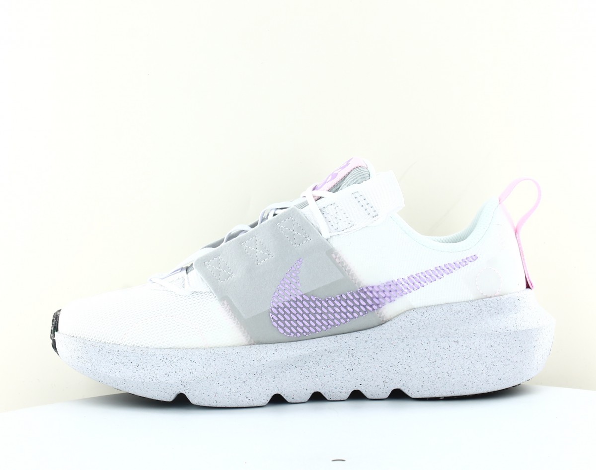 Nike Crater impact gs blanc mauve rose