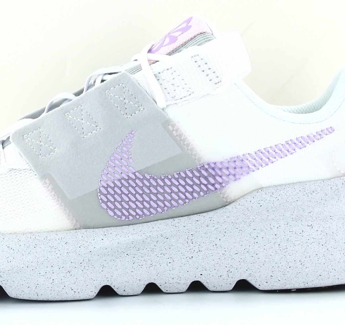 Nike Crater impact gs blanc mauve rose