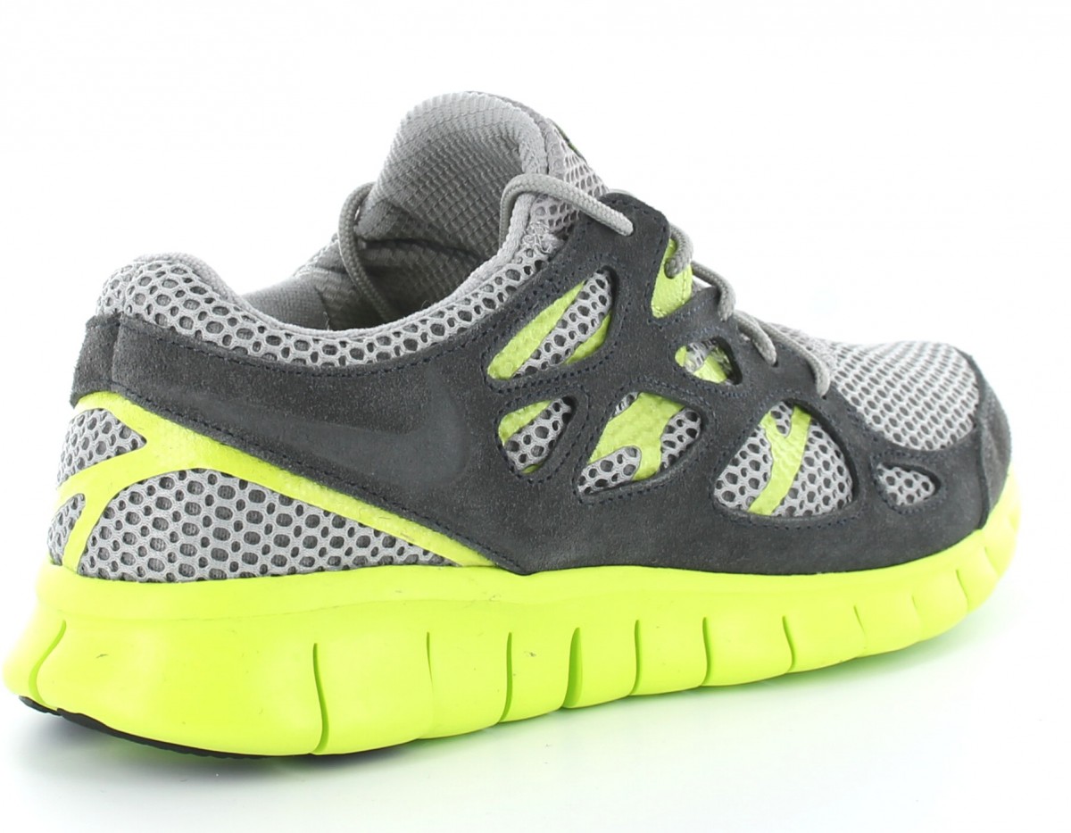 Nike Free Run 2 EXT GRIS/VERT/FLUO