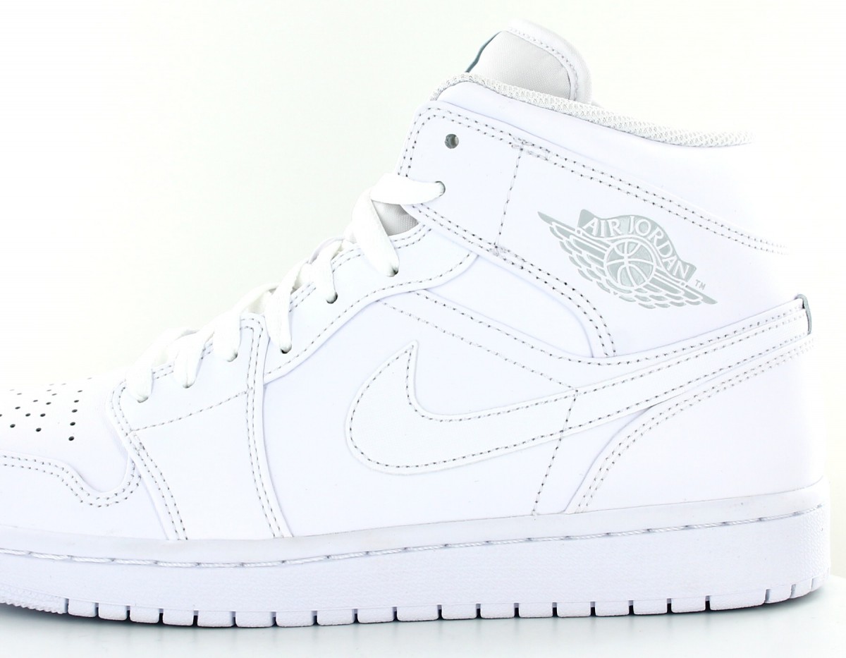 Jordan Air Jordan 1 Mid blanc blanc