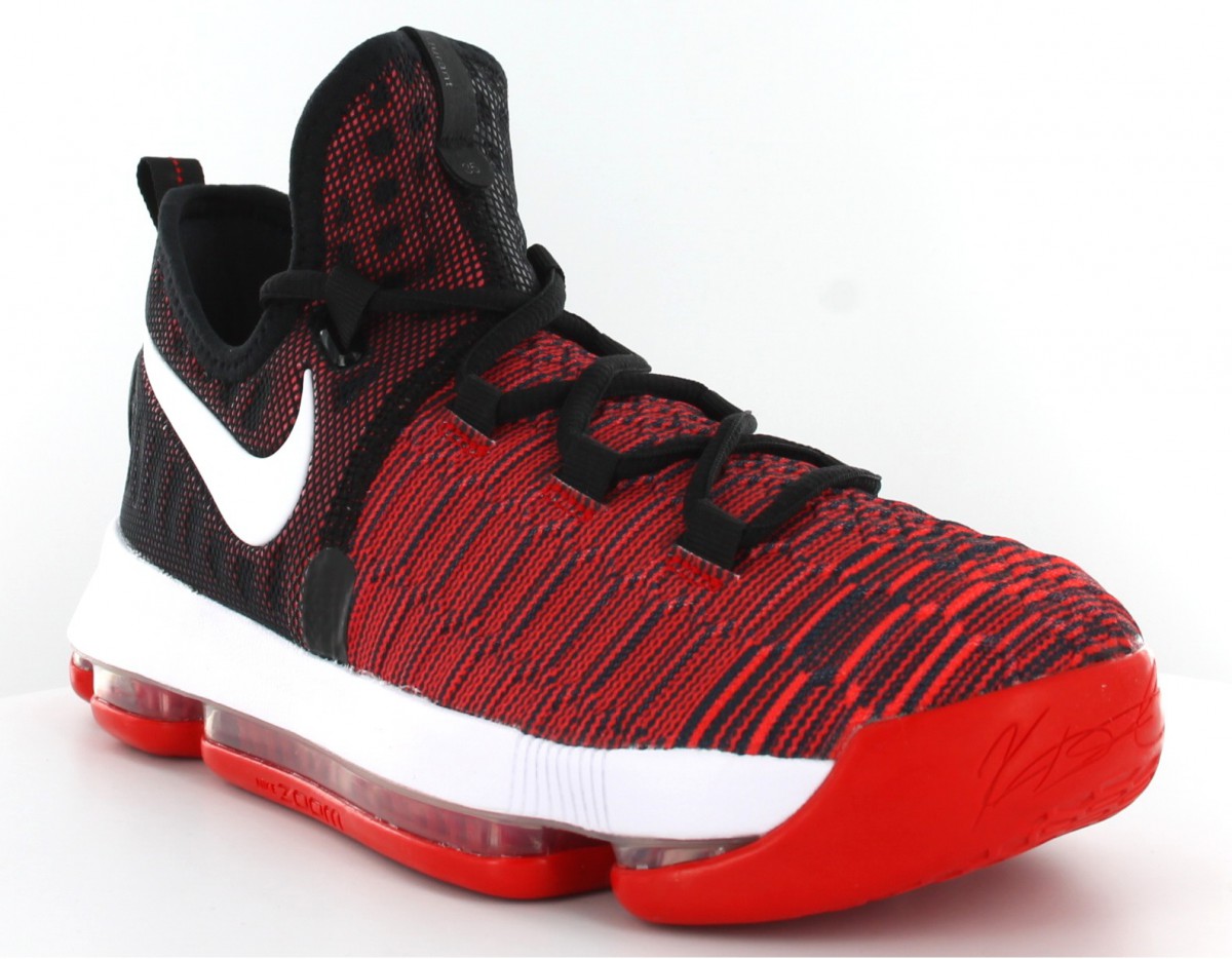 Nike Kd 9 Gs University red rouge-blanc