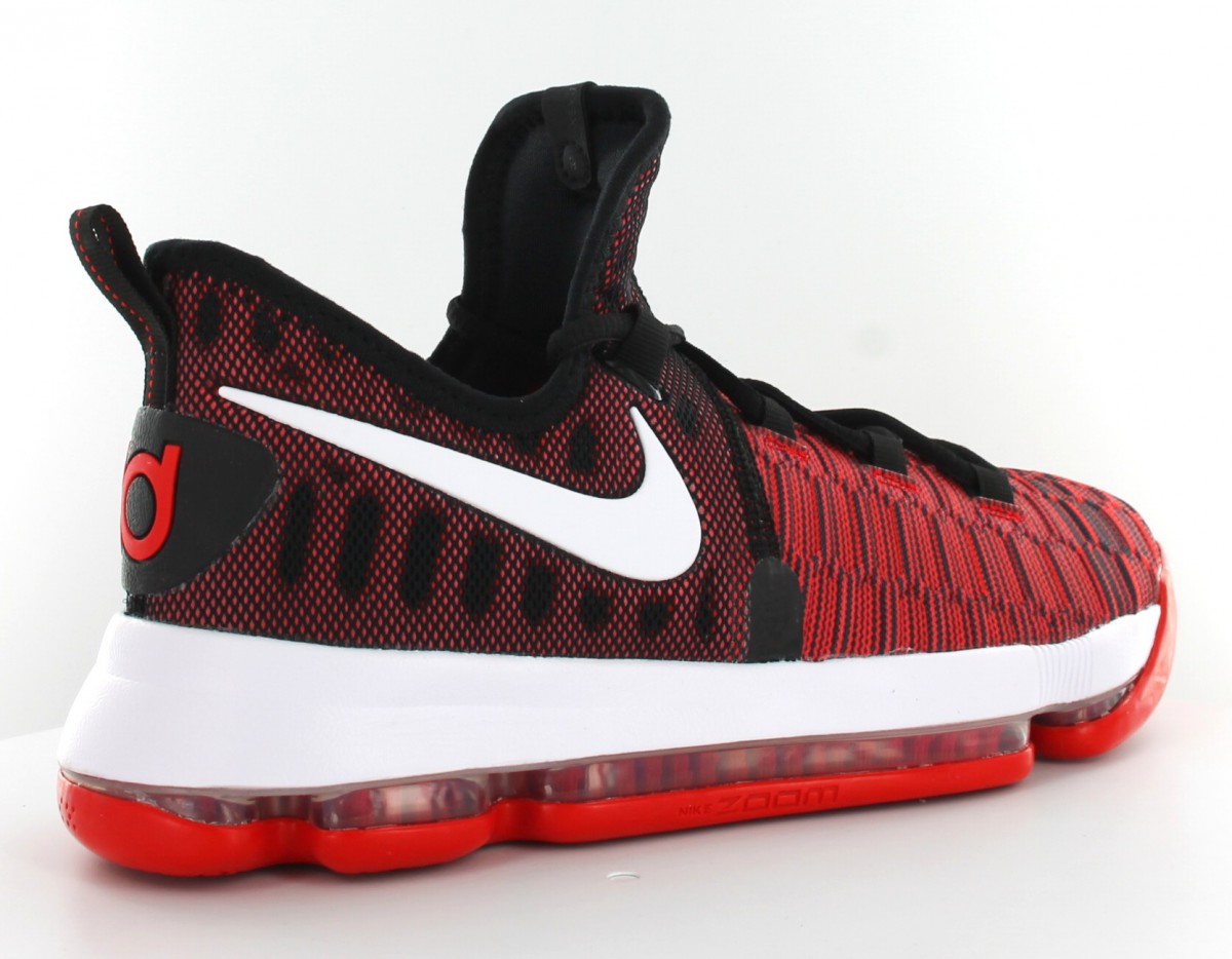 Nike Kd 9 Gs University red rouge-blanc