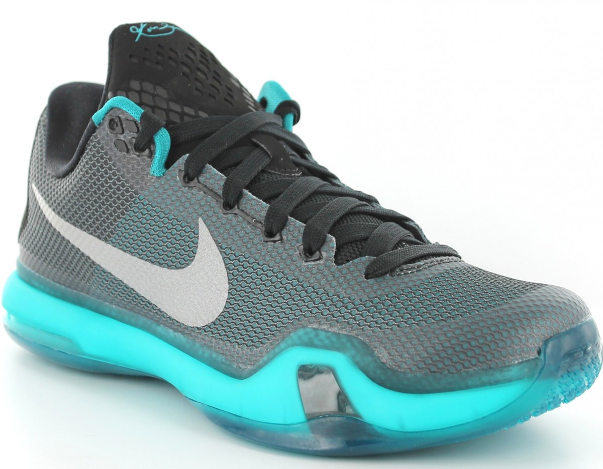 Nike kobe 10 X liberty radiant emerald NOIR/BLEU/SILVER