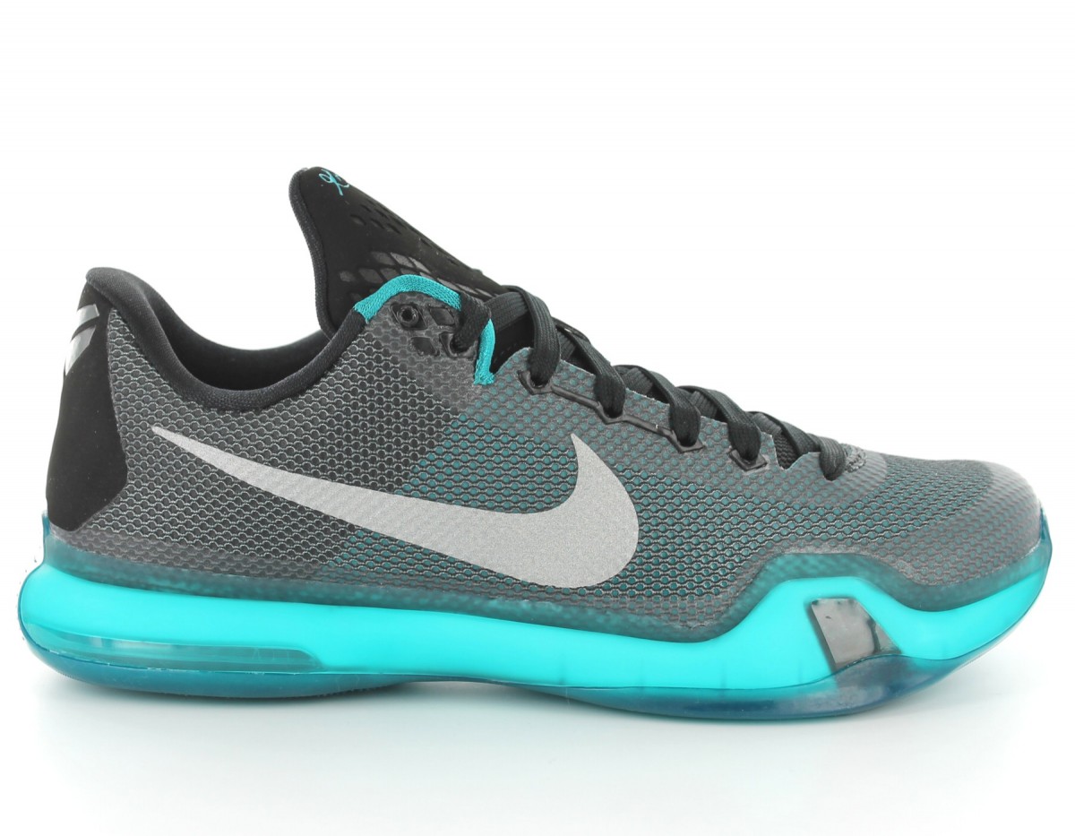 Nike kobe 10 X liberty radiant emerald NOIR/BLEU/SILVER