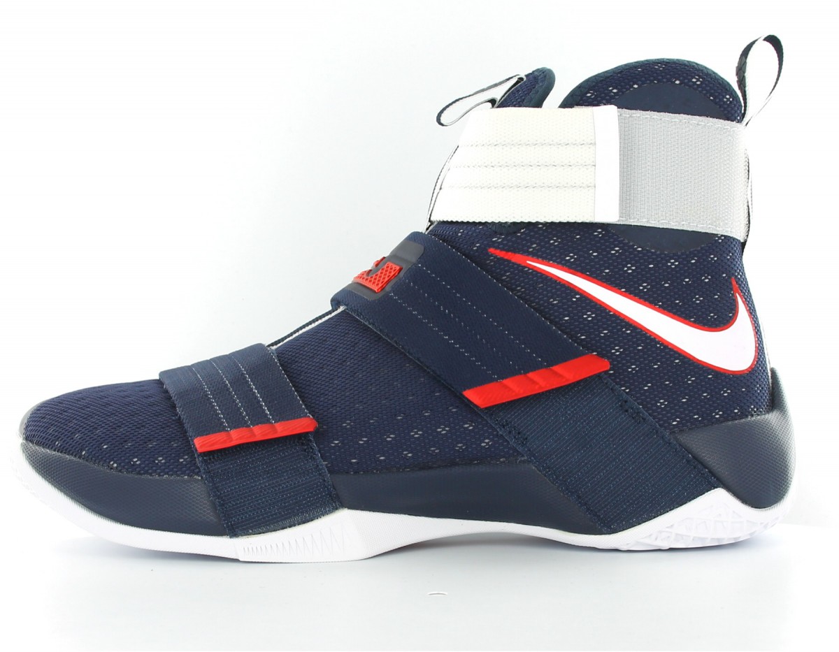 Nike lebron soldier 10 sfg usa BLEU/ROUGE/BLANC