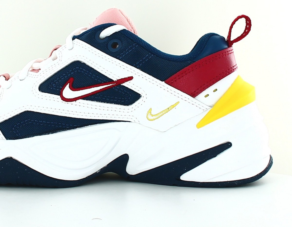 Nike M2K tekno femme blanc rouge bleu multicolor