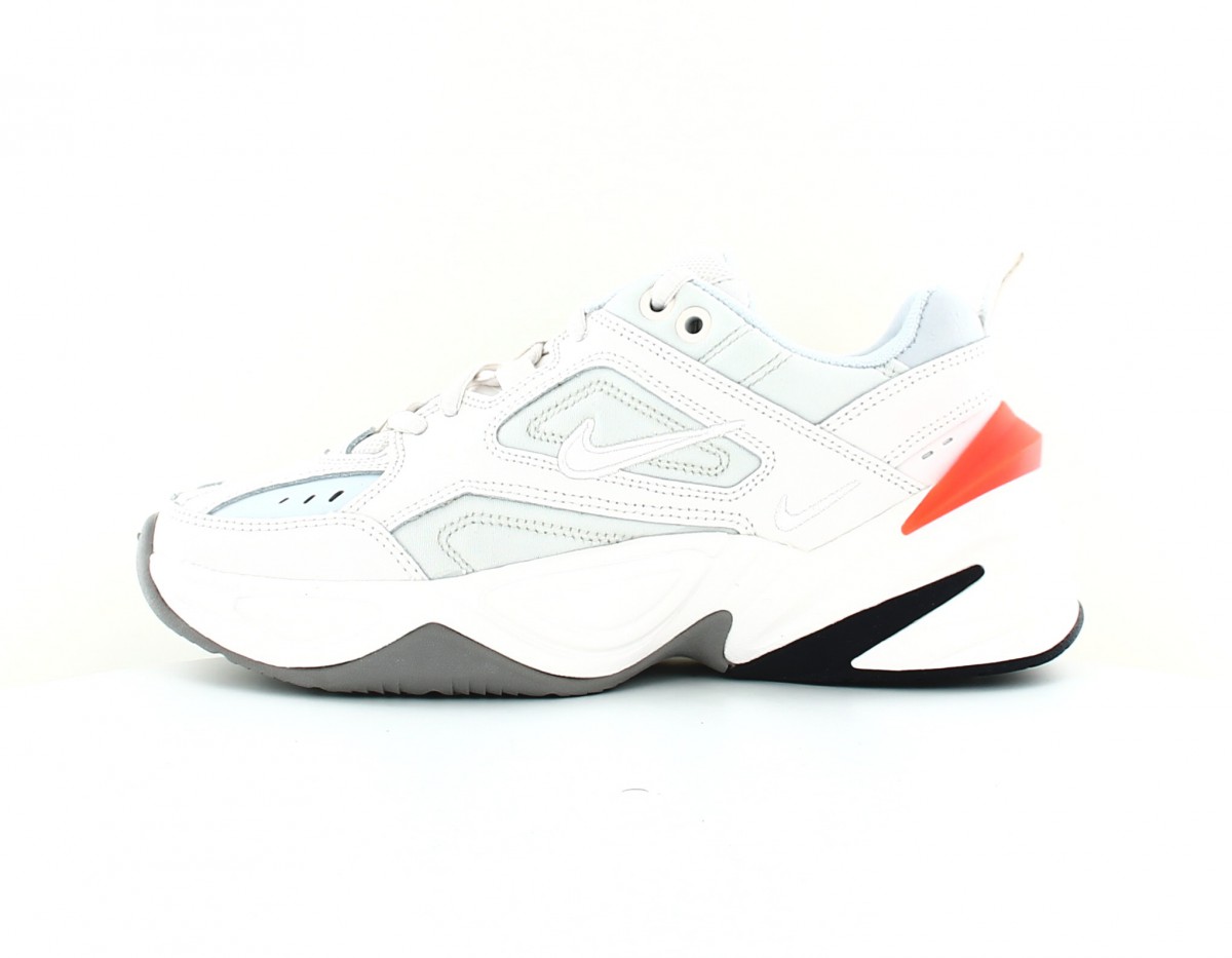 Nike M2K tekno femme beige gris crimson