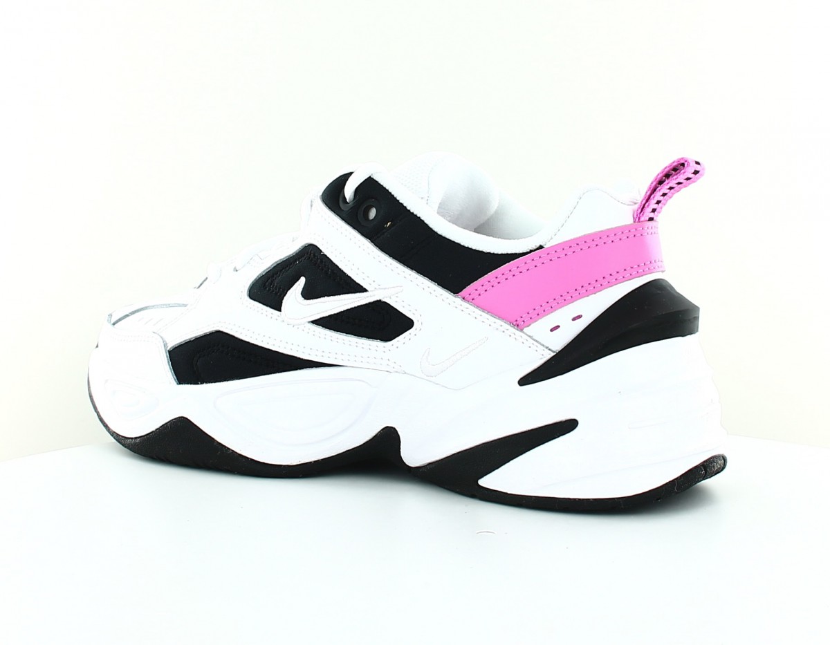 Nike M2K tekno femme blanc blanc rose noir