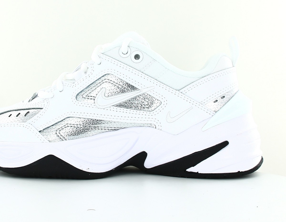 Nike M2K tekno femme blanc argent