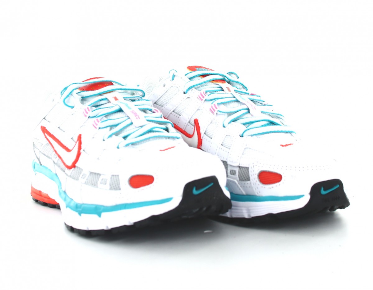 Nike p-6000 femme blanc orange bleu ciel