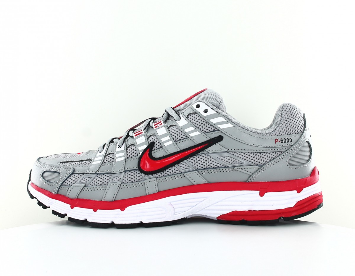 Nike p-6000 gris rouge