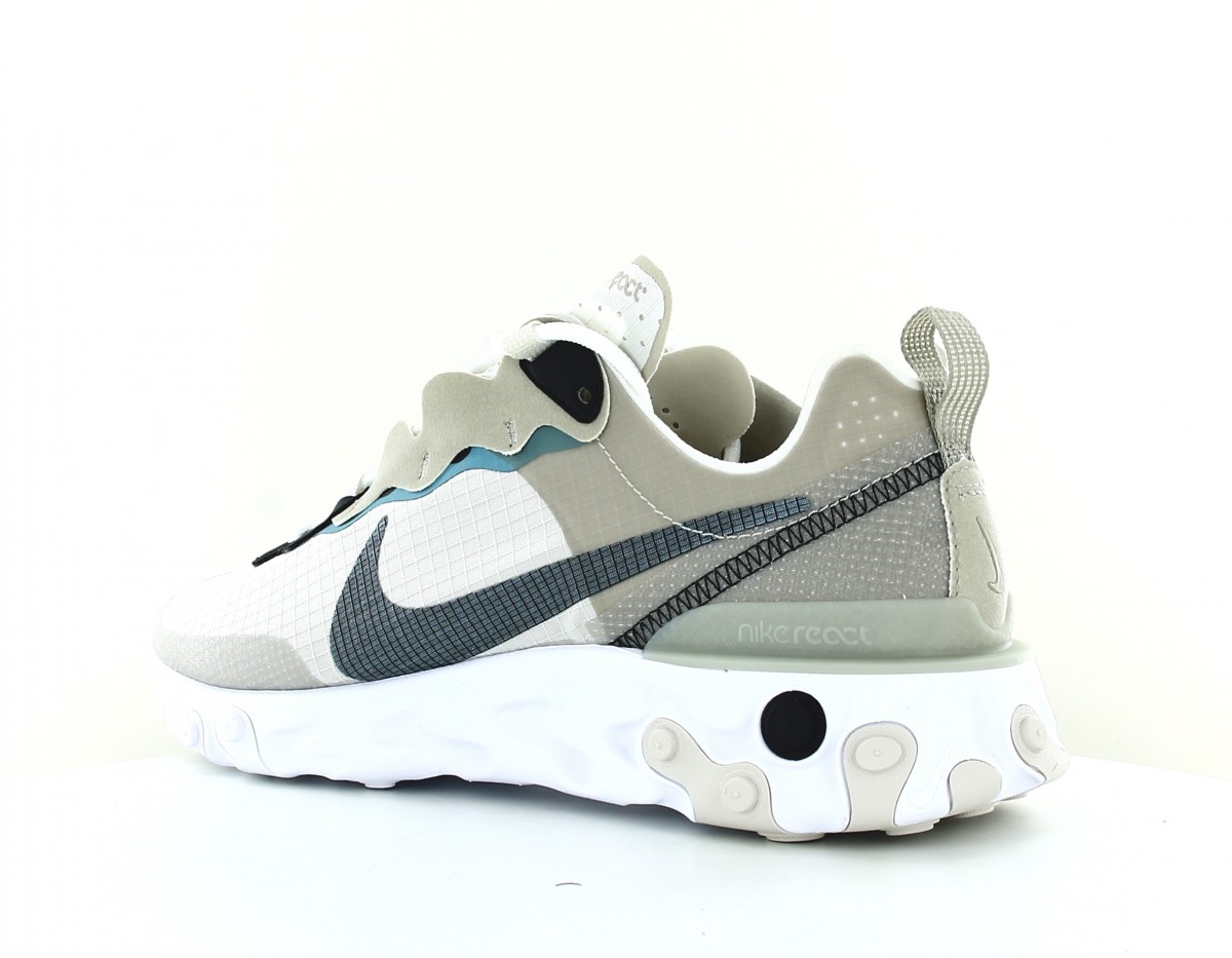 Nike React Element 55 rm beige gris bleu