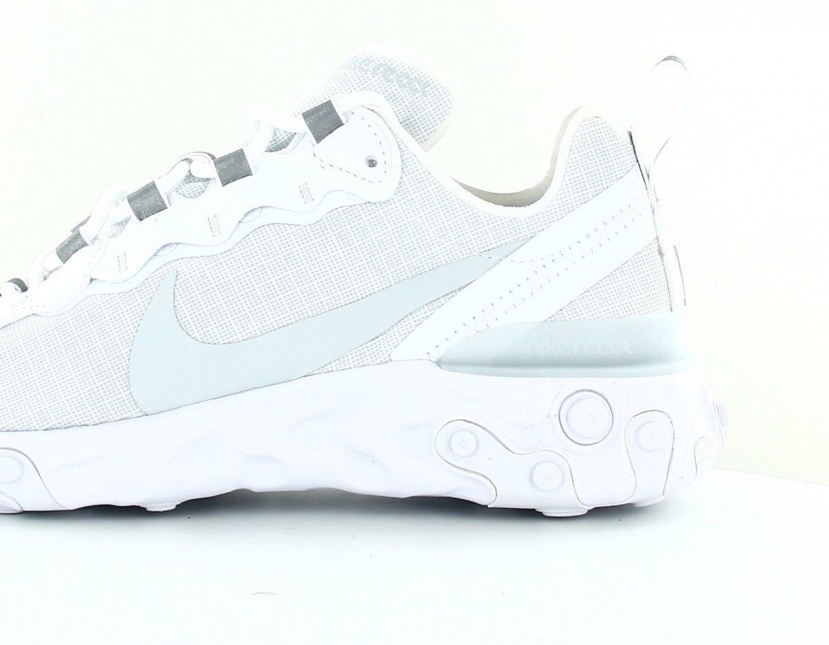 Nike React Element 55 se blanc gris beige