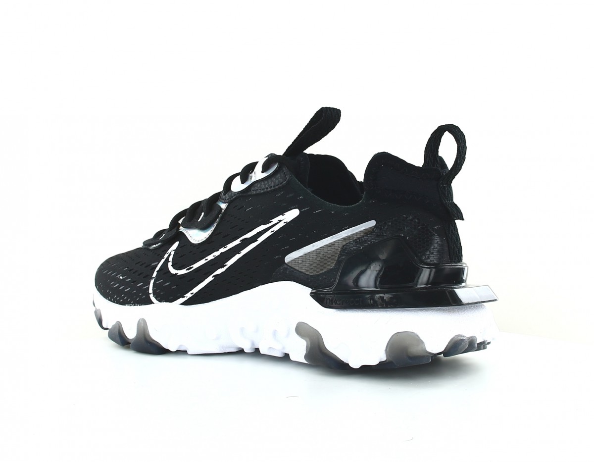 Nike React vision essentiel noir blanc iridescent