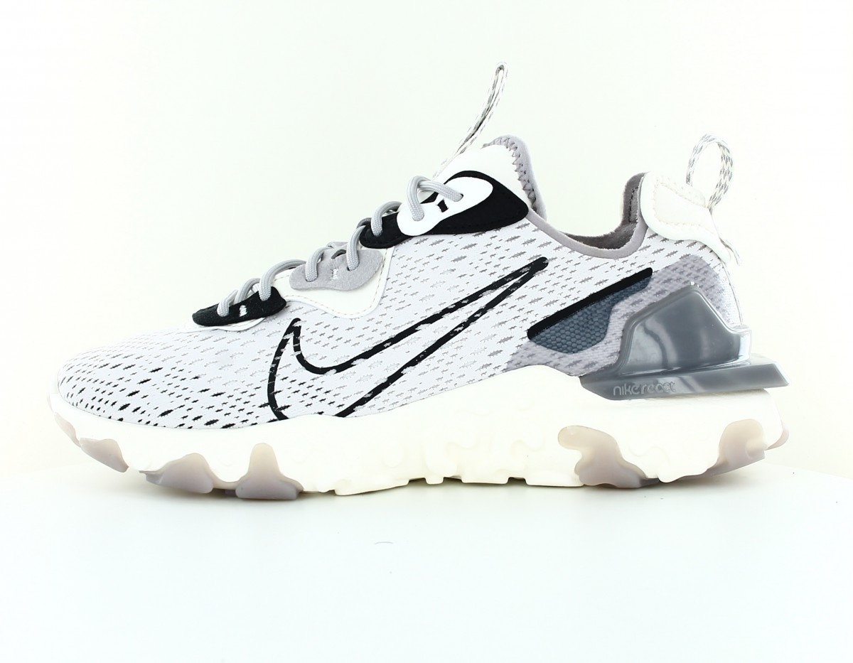 Nike React vision gris noir beige