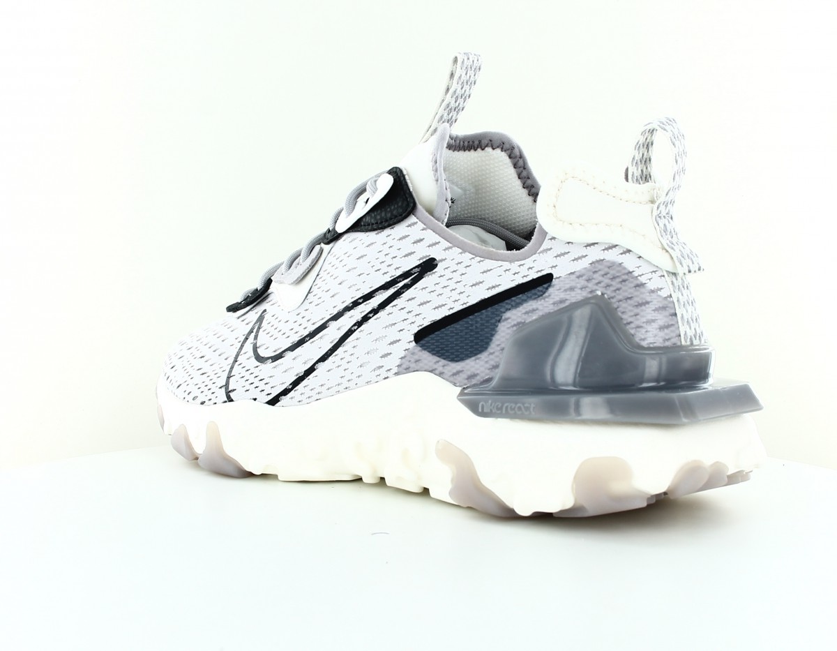 Nike React vision gris noir beige
