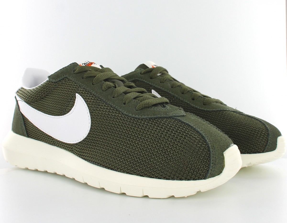 Nike roshe ld 1000 vert-kaki-blanc