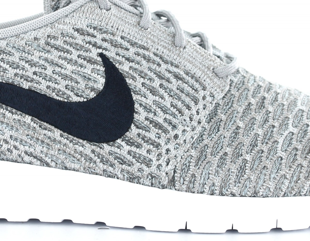 Nike Rosherun Flyknit GRIS/BLEU