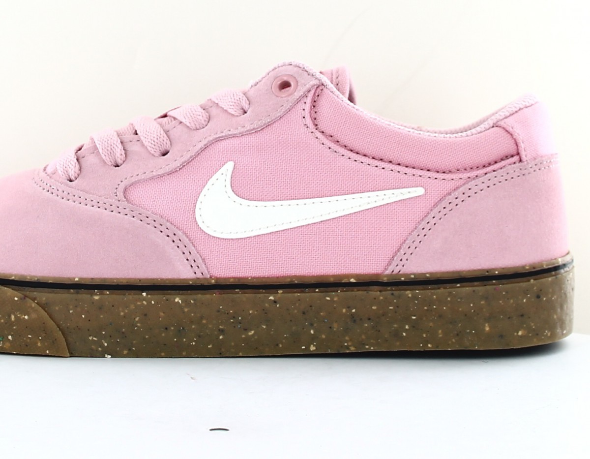 Nike sb chron 2 rose blanc gomme