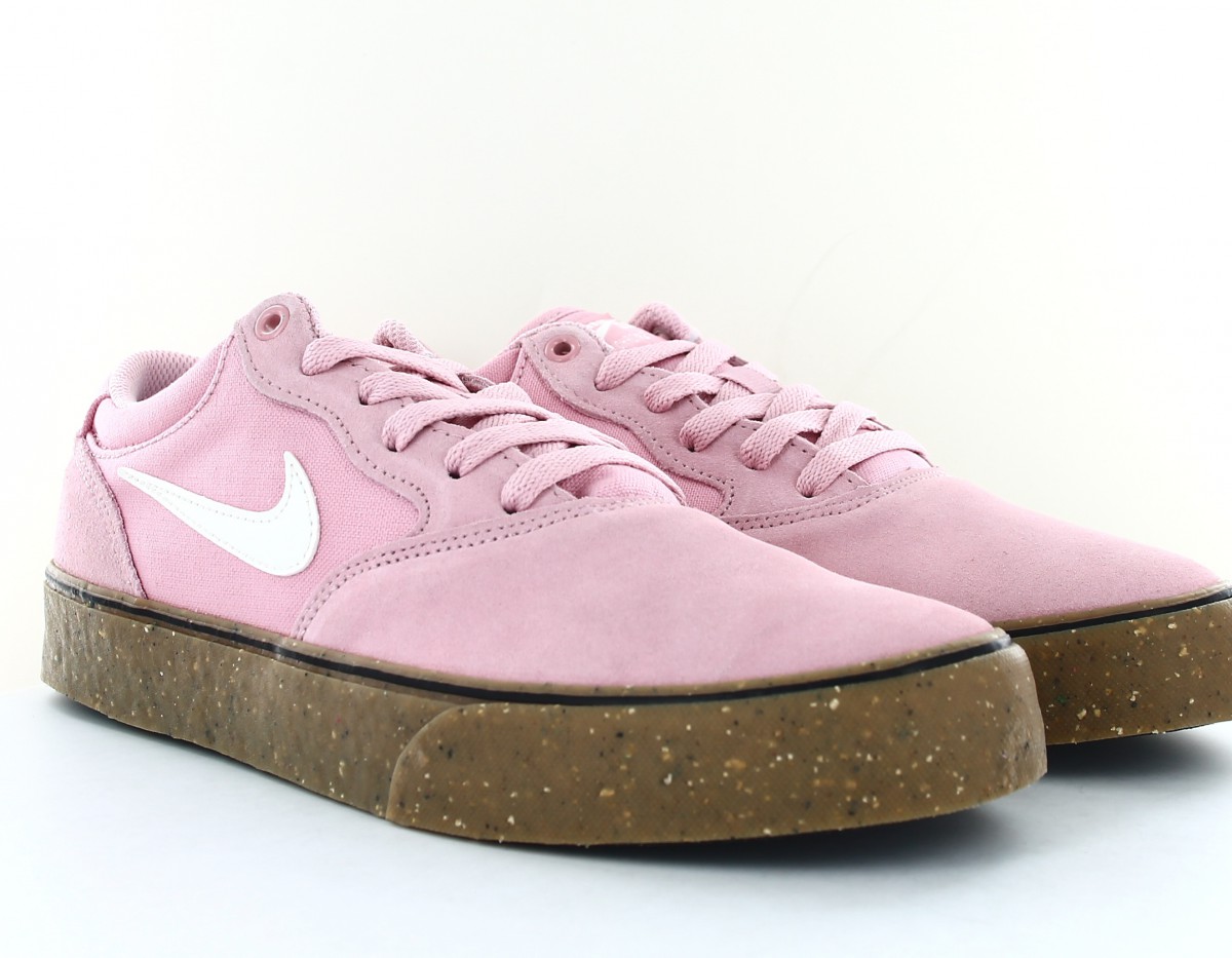 Nike sb chron 2 rose blanc gomme