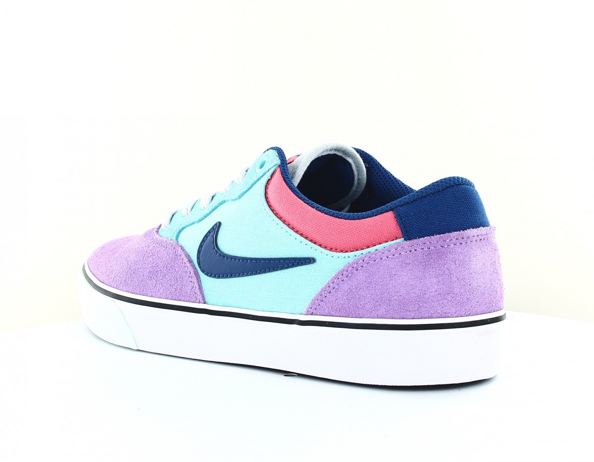 Nike Nike sb chron 2 violet bleu marine bleu aqua saumon