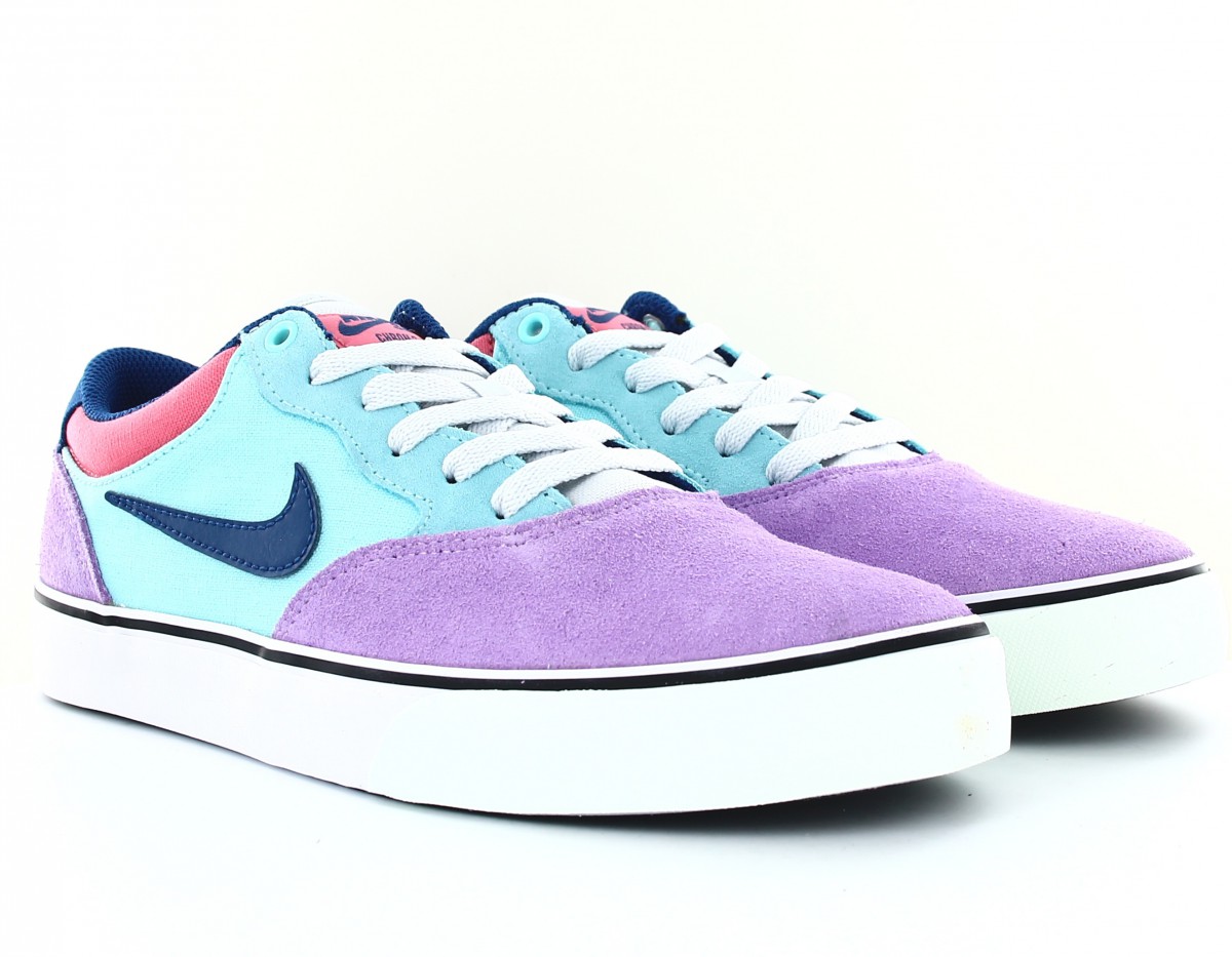 Nike Nike sb chron 2 violet bleu marine bleu aqua saumon