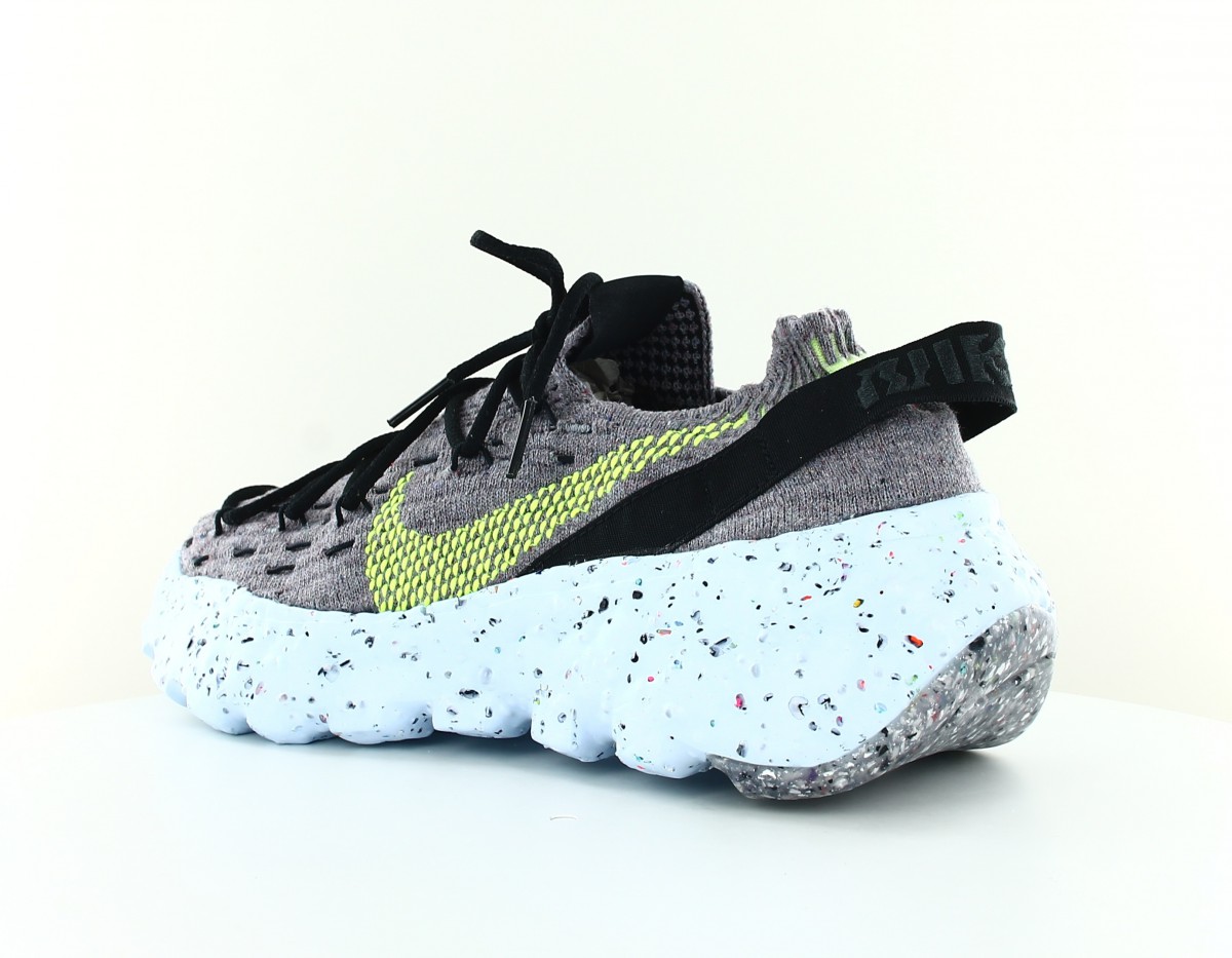 Nike Space hippie 04 gris vert volt noir bleu ciel