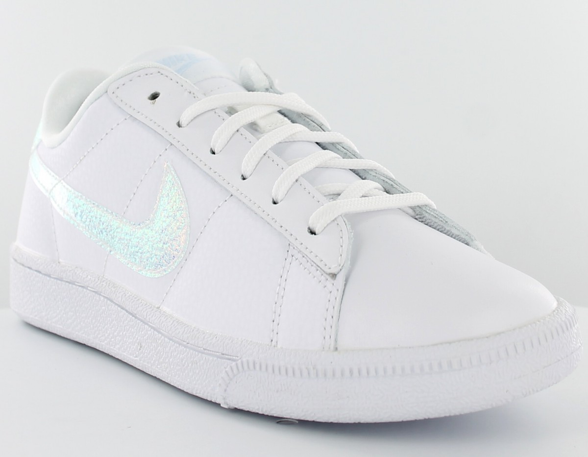 Nike tennis classic premium femme blanc-brillant