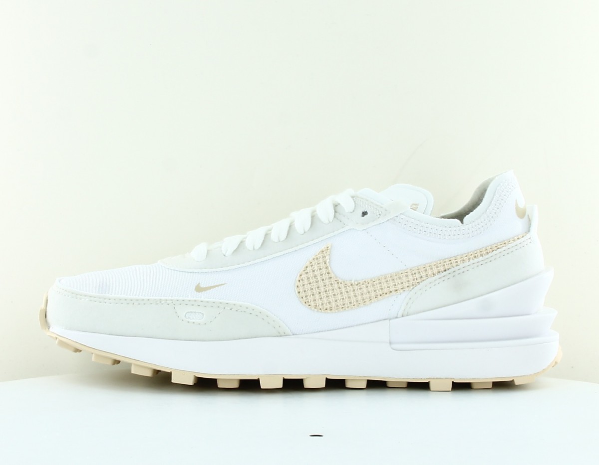 Nike Waffle one beige beige blanc