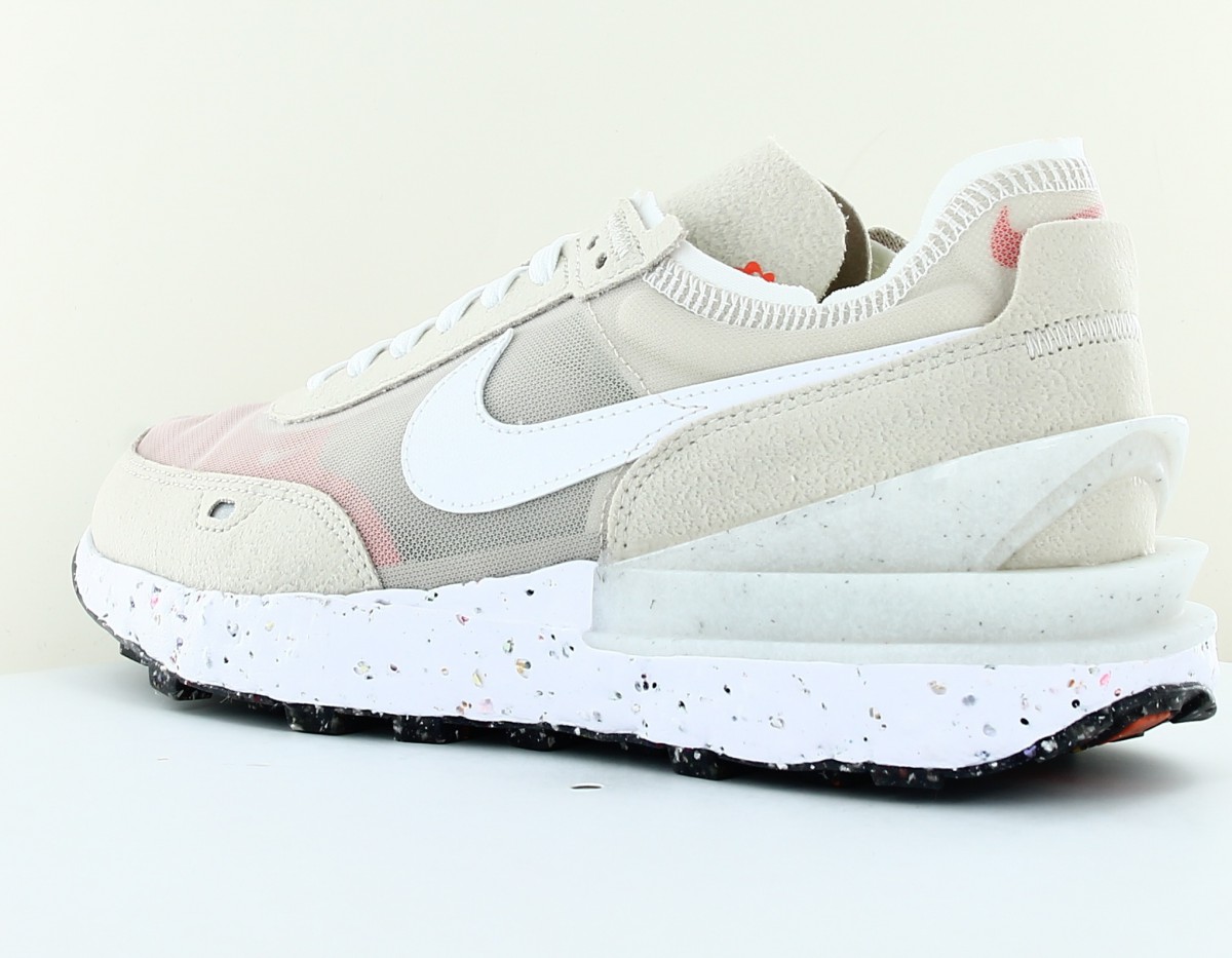 Nike Waffle one crater beige rose blanc gris