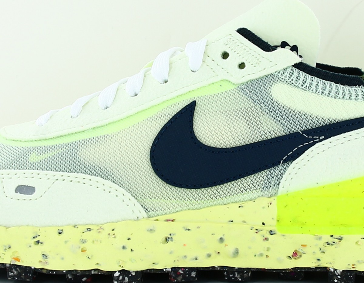 Nike Waffle one crater vert fluo noir