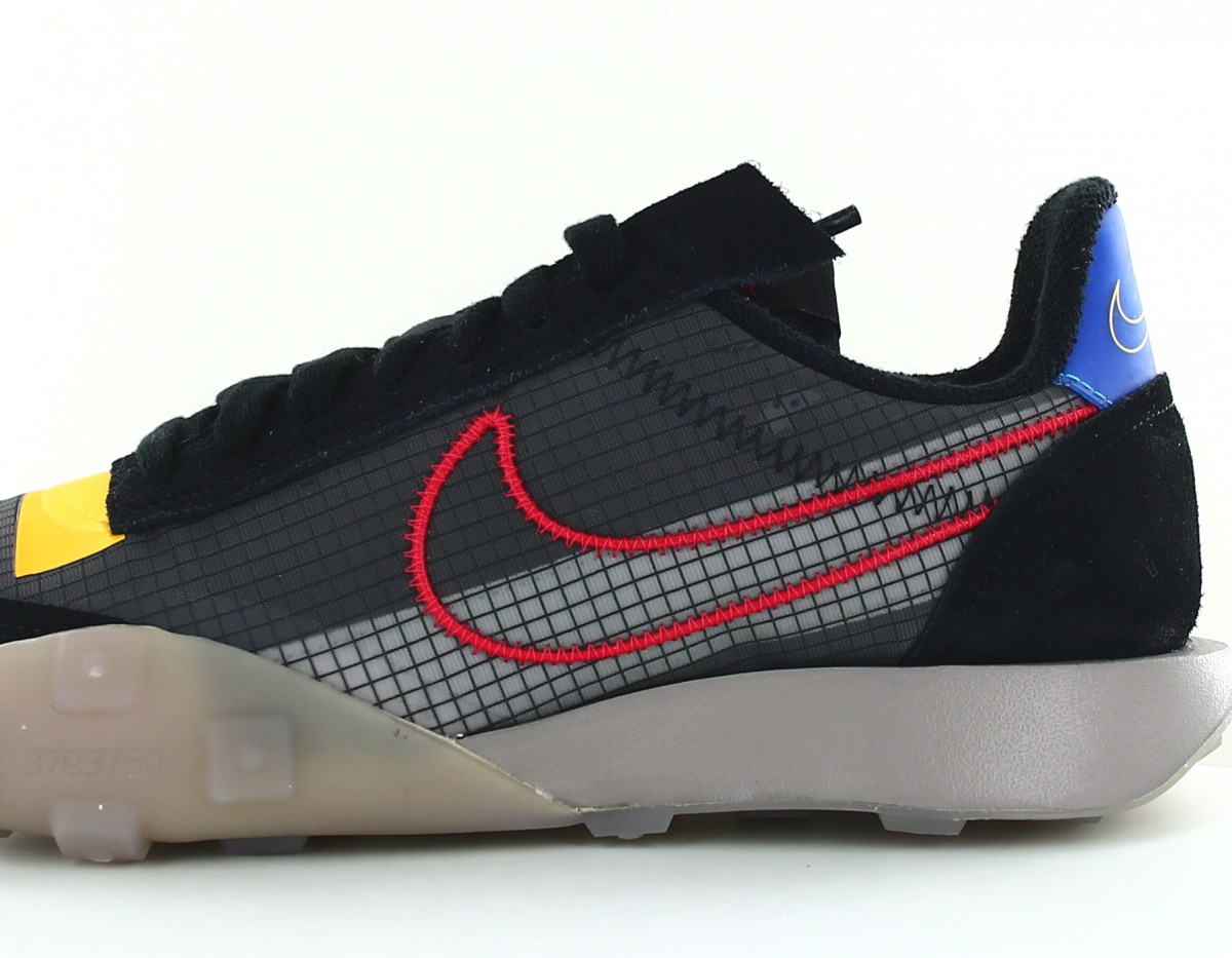 Nike Waffle racer 2x gris rouge noir jaune bleu